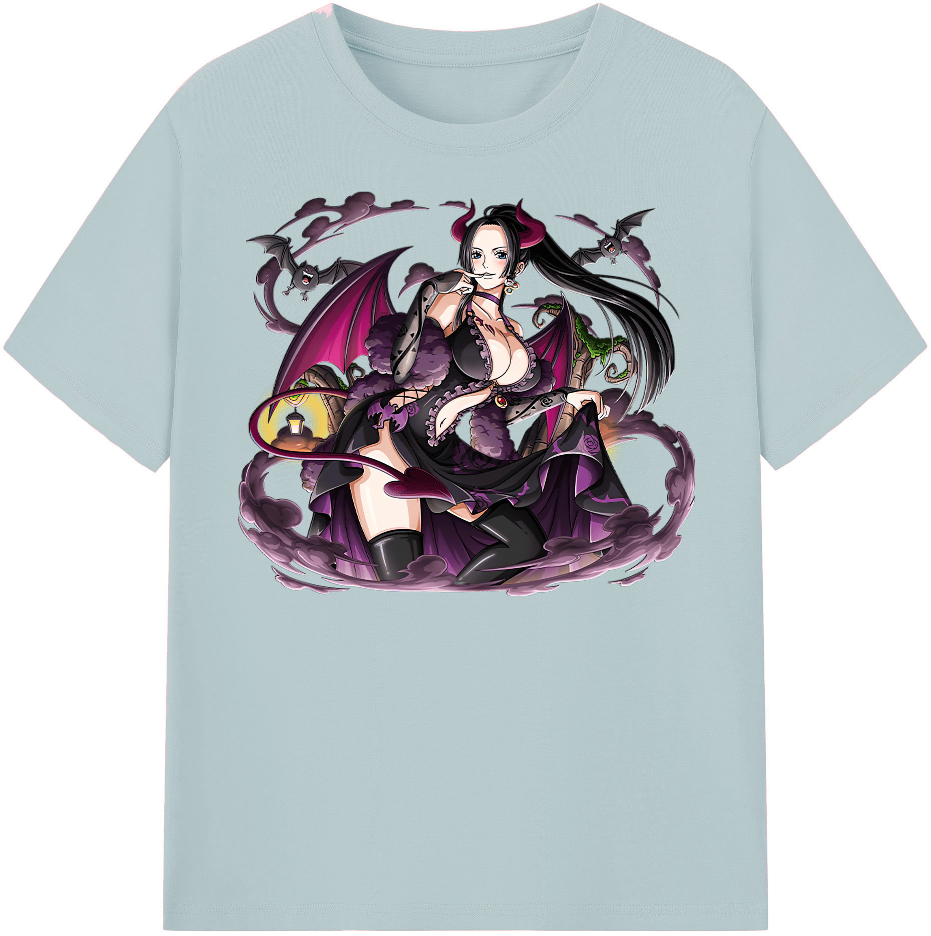 ワンピース ボア・ハンコック ONE PIECE Boa·Hancock 綿100％半袖Tシャツ（フロントプリント）